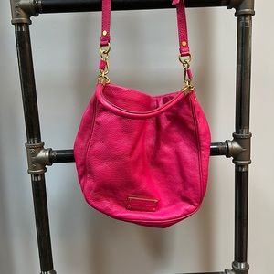 Pink Magenta Marc by Marc Jacobs Hobo Bag with Duster Bag and Strap